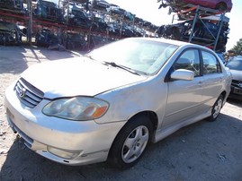 2003 Toyota Corolla S Silver 1.8L MT #Z24629